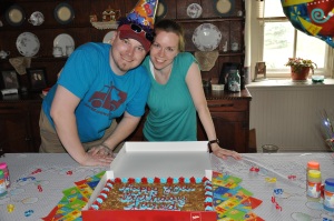 J's bday cookie cake, requested about 8 months ago!